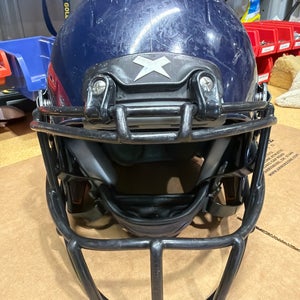 USED XENITH X2E+ YOUTH FOOTBALL HELMET - SMALL - NAVY