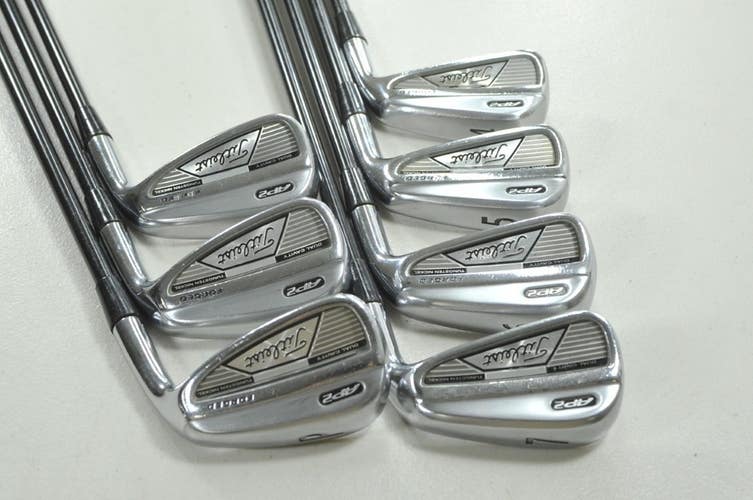 Titleist AP2 2008 4-PW Iron Set Regular Flex Right Grafalloy Graphite # 212044