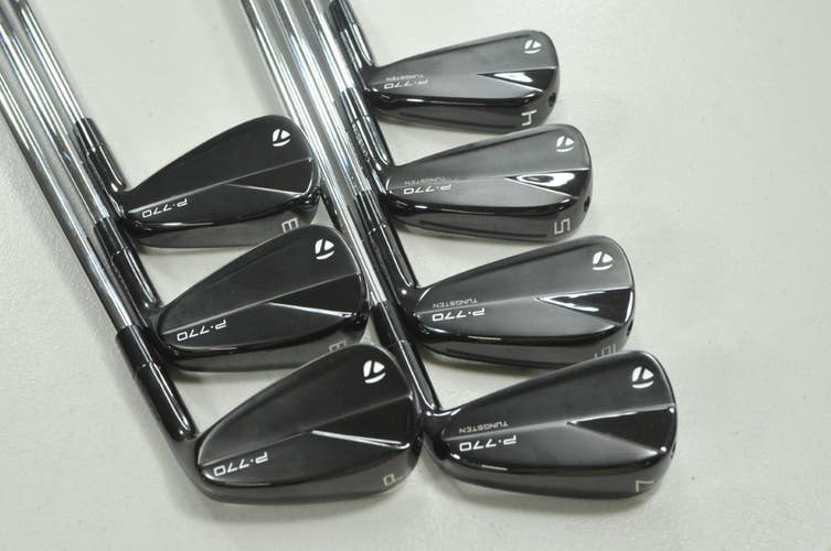 TaylorMade P770 2023 Phantom Black 4-PW Iron Set X-Stiff NS Pro RH Steel #211899
