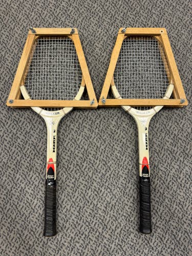 Vintage 2-Pack Johnny Walker Mark V Tennis Racquets (Used)