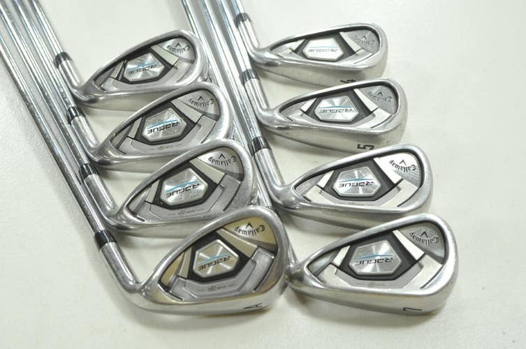 Callaway Rogue 4-PW,AW Iron Set Stiff Flex Right XP 95 ST15 S300 Steel # 210632