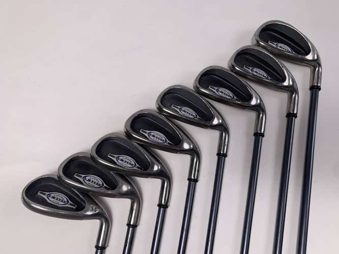 Callaway Big Bertha 2002 Iron Set 4-PW+SW RCH 65i Ladies Graphite Womens RH