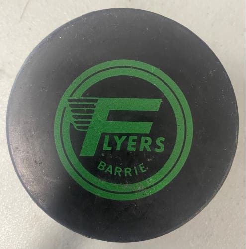 Barrie Flyers puck (Senior A)