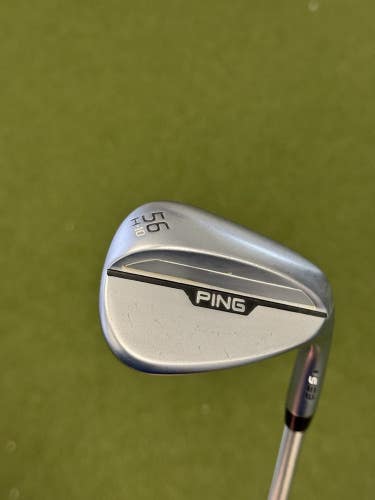 Ping s159 Chrome H Grind 56* | 10 Sand Wedge Black Dot 56-10 Aerotech Regular