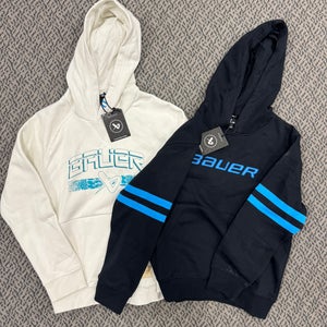 Black Kids Unisex Medium Bauer Sweatshirt (New)