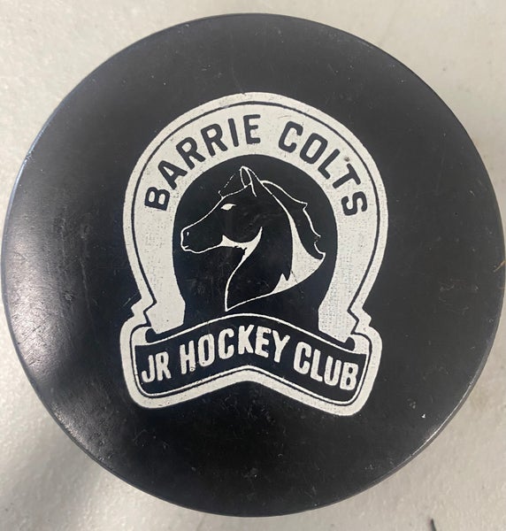Barrie Colts puck (Jr B Vintage)