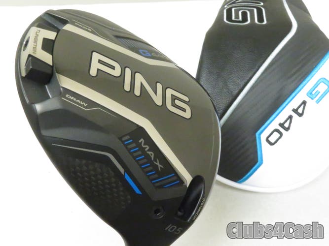 PING G440 MAX Driver 10.5 TOUR 2.0 Chrome 65 Stiff Flex +Cover ... MINT