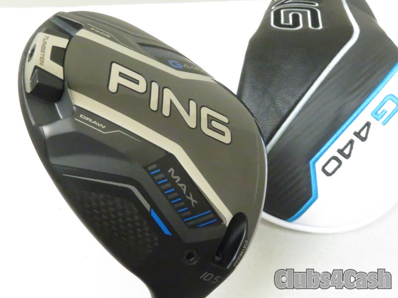 PING G440 MAX Driver 10.5 TOUR 2.0 Chrome 65 Stiff Flex +Cover