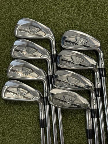 Bridgestone Tour B Jgr Hf2 Iron Set 4-PW,AW Regular +1 &1/4 Extended Used RH