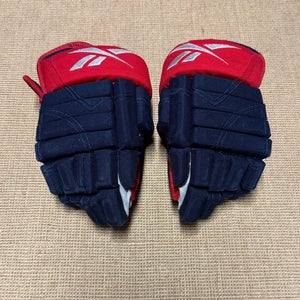 Pro Stock Reebok Jakob Voracek Columbus Blue Jackets NHL 4 Roll Hockey Gloves Used