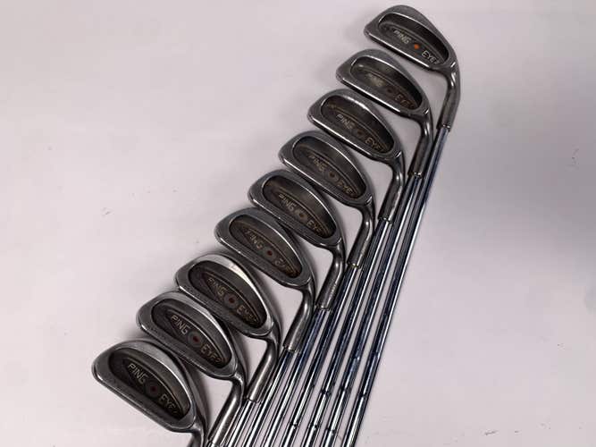 Ping Eye 2 Iron Set 3-PW+SW Orange Dot Karsten ZZ-Lite Regular Steel Mens RH