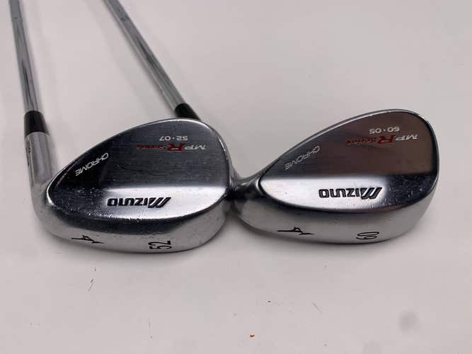 Mizuno MP R Chrome Wedge Set 52* 60* True Temper Dynamic Gold Wedge RH