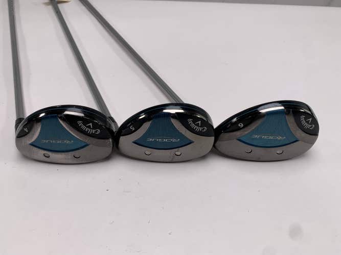 Callaway Rogue Hybrid Set 4 5 6 24* 27* 30* Aldila Quaranta 40g Ladies Womens RH