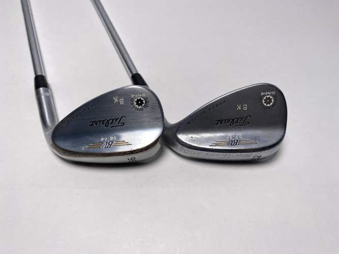 Titleist Vokey Spin Milled SM4 Chrome Wedge Set 52* 12 | 56* 14 S400 Stiff RH