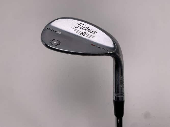 Titleist Vokey SM6 Tour Chrome Sand Wedge SW 54* 8 Bounce M-Grind Wedge RH