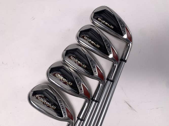 Callaway Diablo Edge Iron Set 6-SW 55g Ladies Graphite Womens RH NO PW