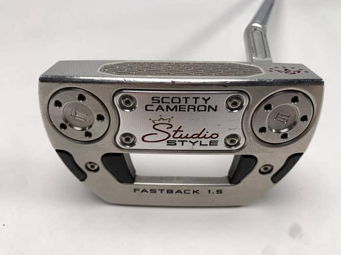 Scotty Cameron Studio Style Fastback 1.5 2025 Putter 34" Mens RH