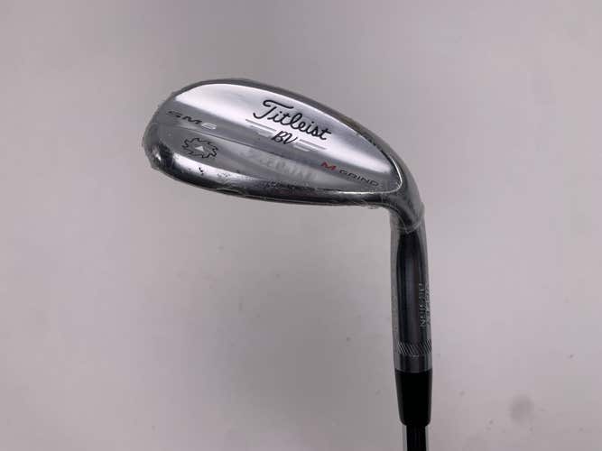 Titleist Vokey SM6 Tour Chrome Lob Wedge 60* 8 M-Grind Wedge Steel RH NEW