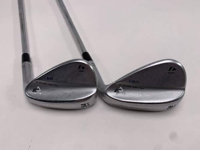TaylorMade Milled Grind 3 Raw Chrome Wedge Set 54* 11 | 58* 11 KBS 110g Stiff RH
