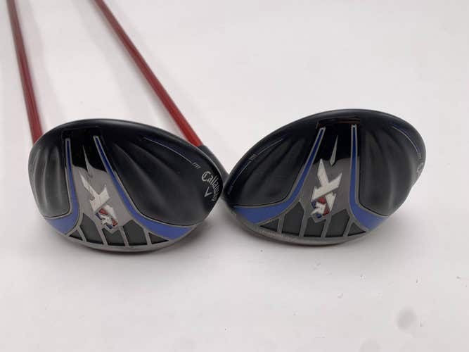 Callaway XR 16 3 & 5 Fairway Wood Set 15* 18* Speeder 565 Evolution Senior RH