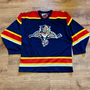 Pro Player Florida Panthers Jersey Broken Stick Stick Break Navy (L)