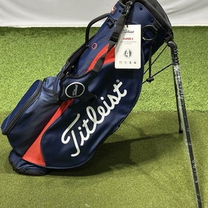 Titleist Players 4 Stand Carry Lightweight Golf Bag TB23SX4 Navy/Red NEW