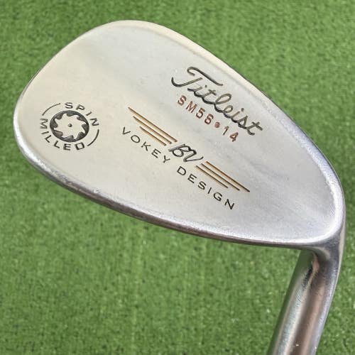 Titleist Vokey SM56 56 14 Spin Milled Sand Wedge Steel Shaft 35