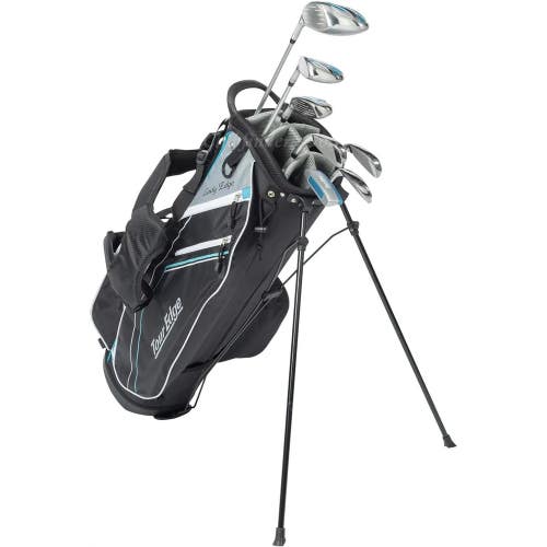 NEW Lady Tour Edge Lady Edge TE-200 Half Set Golf Club Set w/ Stand Bag