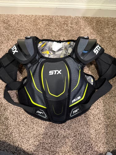 Large Youth STX Stallion 200+ Shoulder Pads (Used)