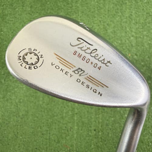 Titleist Vokey SM60 60 04 Spin Milled Sand Wedge Steel Shaft 35