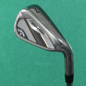 Callaway Mavrik Single 7 Iron True Temper Dynamic Gold DST 98 R300 Steel Regular