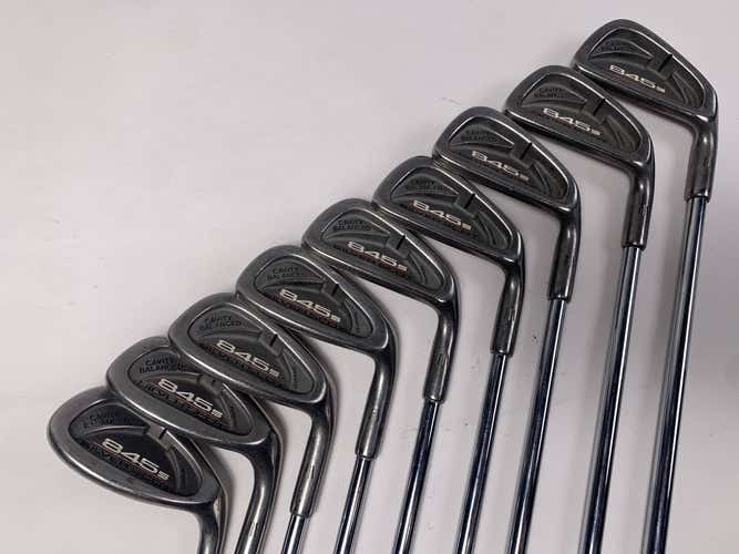 Tommy Armour 845 S Silver Scot Iron Set 3-PW+SW Tour Step Stiff Steel Mens RH
