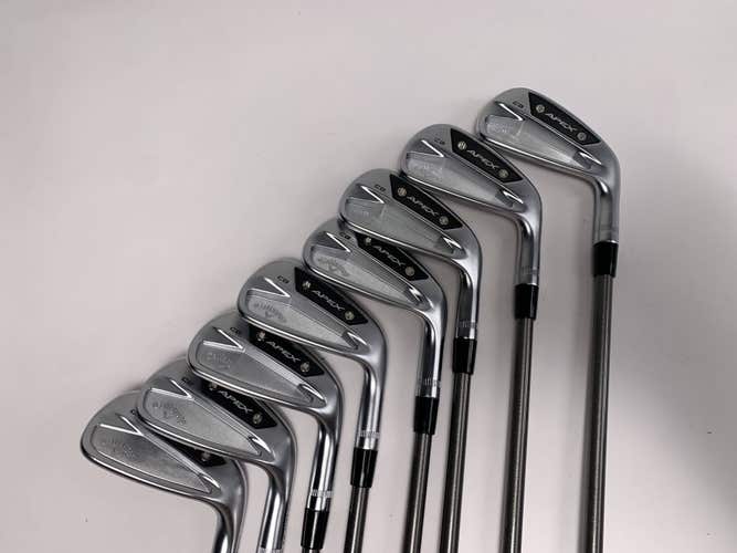 Callaway Apex CB 24 Iron Set 4-10+11 AeroTech SteelFiber i110cw 110g Stiff RH