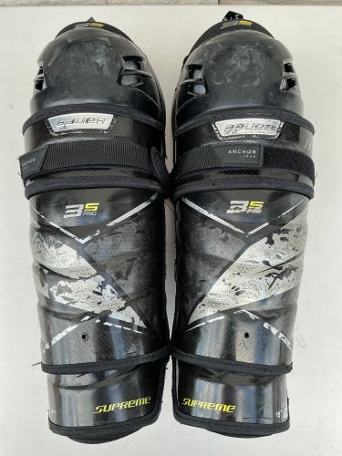 Bauer Supreme 3S PRO Pro Stock 15” Hockey Shin Pads 6195