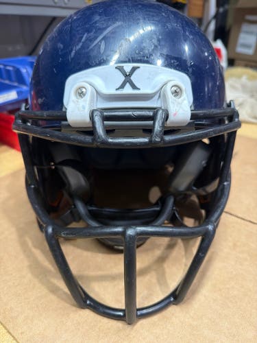 USED XENITH X2E+ YOUTH FOOTBALL HELMET - MEDIUM - NAVY