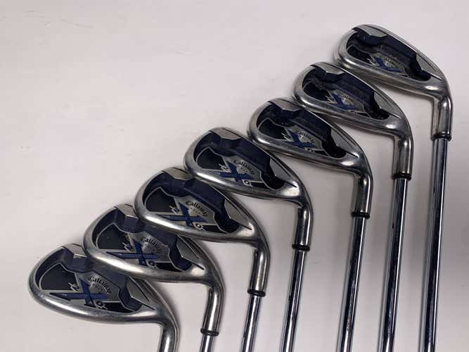 Callaway X-20 Iron Set 5-PW+SW Uniflex Steel Mens RH