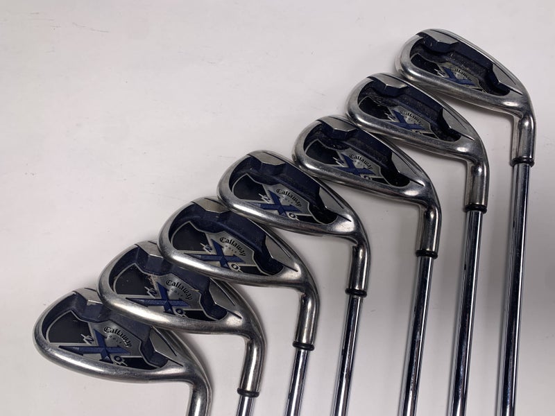 Callaway X-20 Iron Set 5-PW+SW Uniflex Steel Mens RH