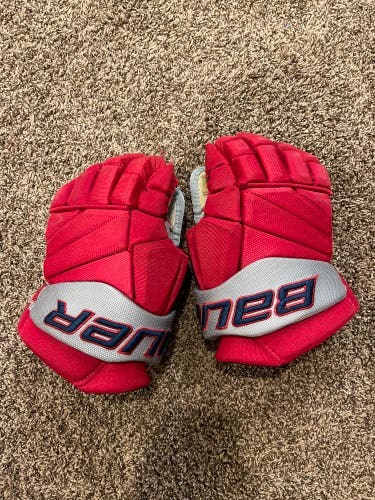 Bauer Vapor Pro Team Gloves 14" Pro Stock (Used)