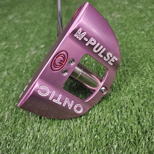 Rare Pink Chrome ONTIC M-Pulse DST Balanced 34" Mallet Putter Apollo Shaft RH