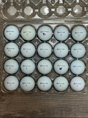20 TaylorMade TP5 Golf Balls - 4A Near-Mint Condition