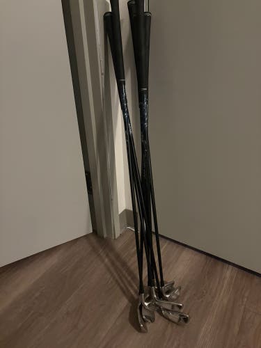 Men's Silver Scot Right Handed Iron Set Regular Flex (7 Clubs) #5 - #9, PW, SW Steel Shaft (Used)