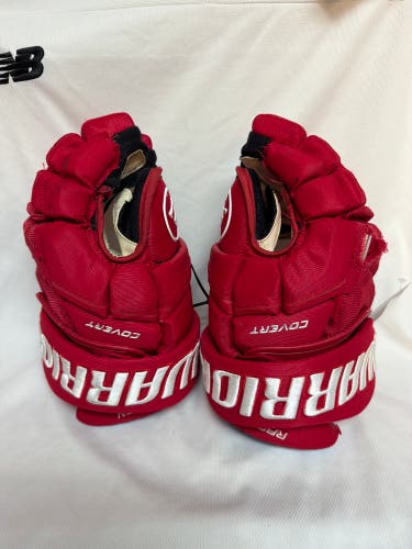 Detroit Red Wings Warrior Covert Pro Gloves 14" Pro Stock (Used)