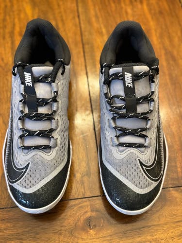 Black Men's Size M 9.5 (W 10.5) Adult Nike Nike alpha huarache elite 4 Low Top Molded Cleats (New)