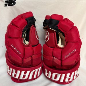 Detroit Red Wings Warrior Covert Pro Gloves 14" Pro Stock (Used)