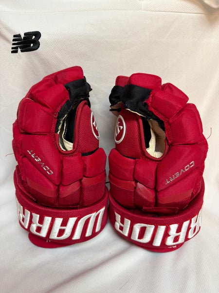 Detroit Red Wings Warrior Covert Pro Gloves 14" Pro Stock (Used)
