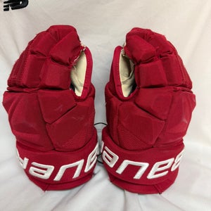 Detroit Red wings Bauer Gloves 13" Pro Stock (Used)