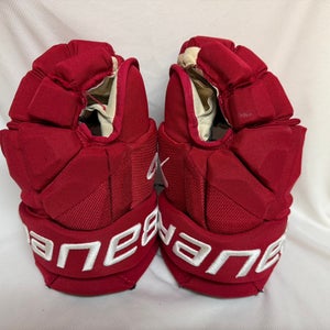Detroit Red wings Bauer Gloves 13" Pro Stock (Used)
