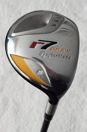 TaylorMade R7 Draw 5 Fairway Wood RH; Graphite Shaft