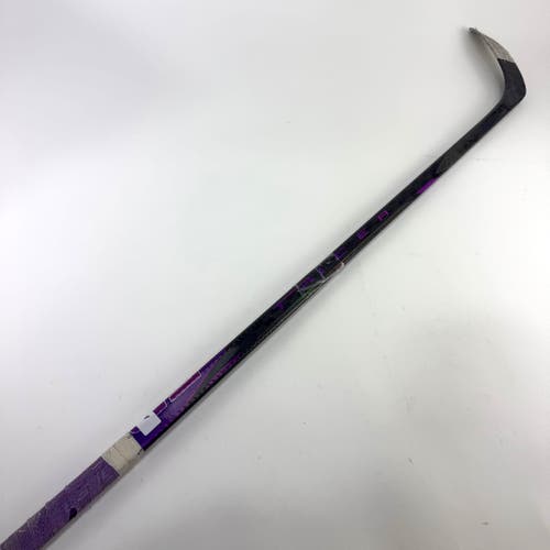 Repaired Right Handed Bauer Purple Tracer - Pastrnak Curve 77 Flex - #A413