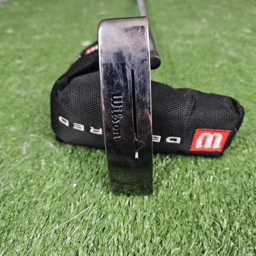 LH Wilson Deep Red Fluid Feel 1 Blade Putter 35" Left Handed With Headcover